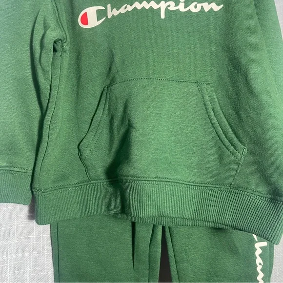 Champion Forest Green Kids Tracksuit - Picture 8 of 13